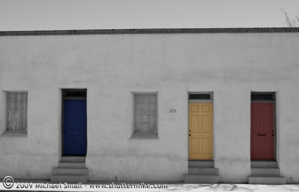Barrio Historico Doors - Photoshop Enhanced
