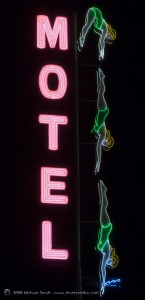 Photo of the Starlite Motel Neon Sign, Mesa, AZ
