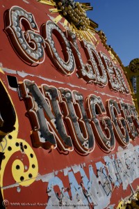 Las vegas Neon Museum Boneyard - Golden Nugget Casino