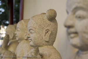 Photo of Chinese statues at the Phoenix Chinese Cultural Center