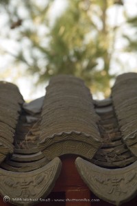 Roof line photo at Phoenix Chinese Cultural Center