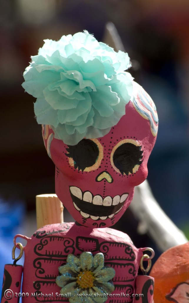 Photograph of a Day of the Dead Catrina