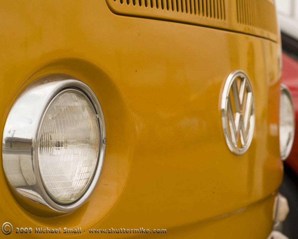 Photo of a Yellow Volkswagon Bus