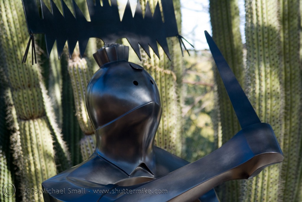 Photo of Allan Houser sculpture Abstract Crown Dancer