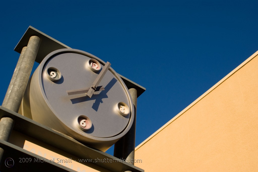 Photo of a modern clock