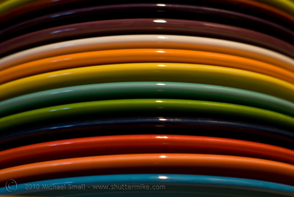 Photo of colorful Fiestawear dinner plates