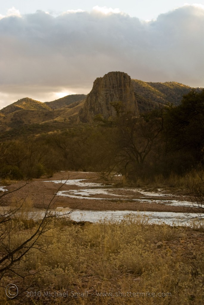 Photo of Southern Arizona nearing Twilight
