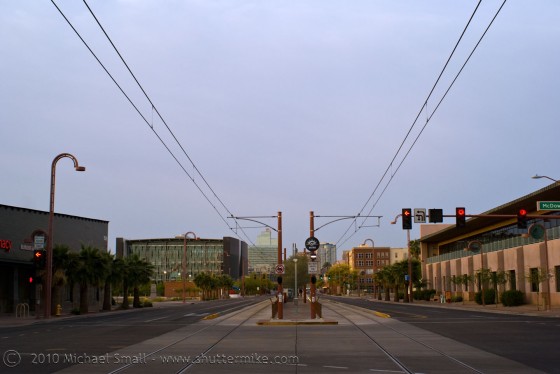 Photo of Central Ave. in Phoenix, AZ looking South