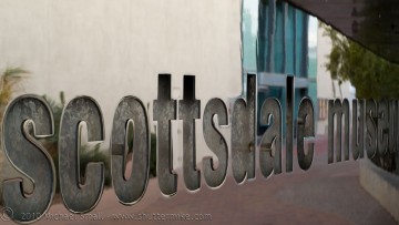 Photo of the Scottsdale Museum of Contemporary Art (SMoCA) sign