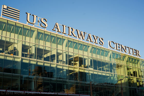 Photo of US Airways Center in early morning light