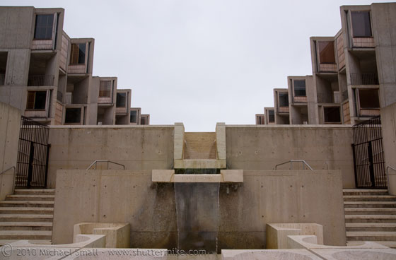 Photo of the west end of the Salk Institute