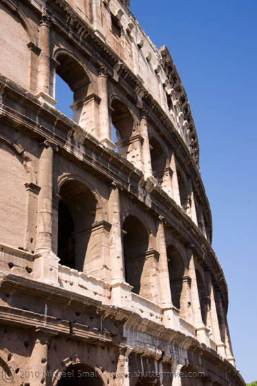 Photo of the Roman Colosseum 