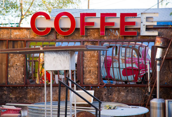 Photo of a Coffee sign