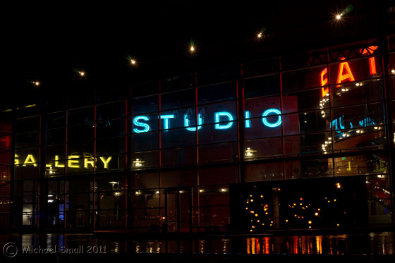 Photo of Tempe Center for the Arts at night