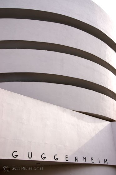 Photo of the Guggenheim Museum in New York City