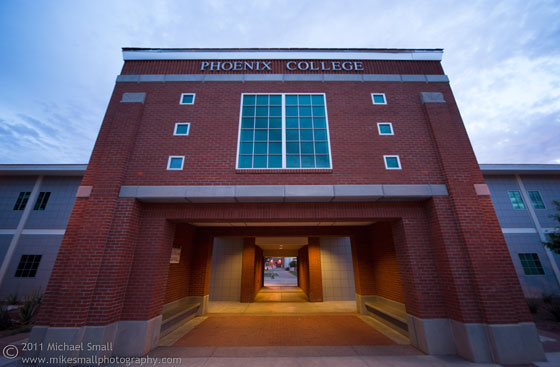 Architectural photograph of Phoenix College