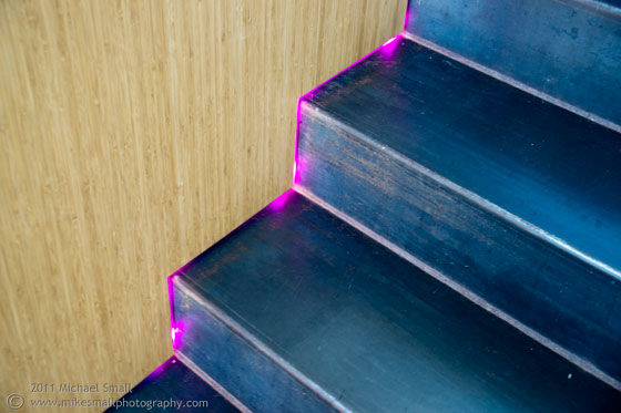 Photo of a contemporary modern Phoenix home stair detail.