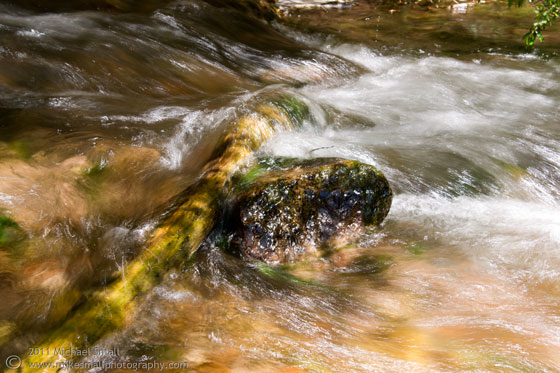 Photo demonstrating showing the flow of water