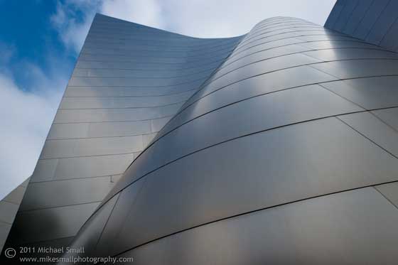 Photography of the Disney Concert Hall