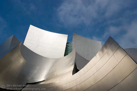 Architectural photo of the Walt Disney Concert Hall