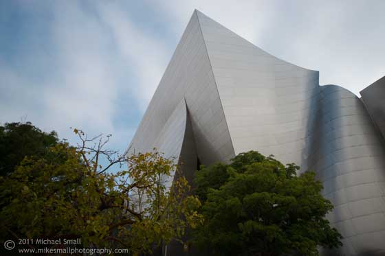 Architectural Photo of the Walt Disney Concert Hall