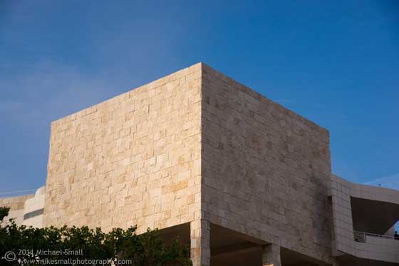 Architecture photo of the Getty Center in Los Angeles
