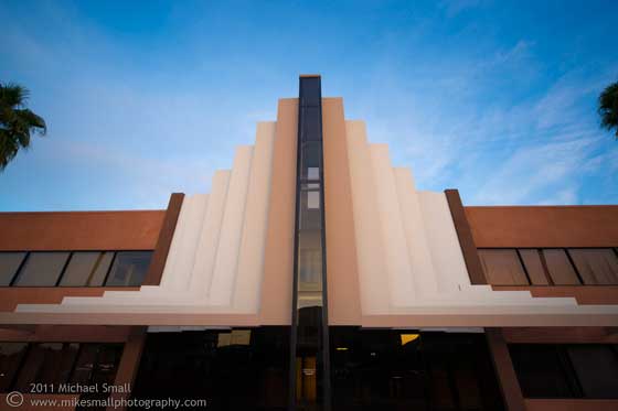 Architectural photography of a building in Scottsdale, AZ