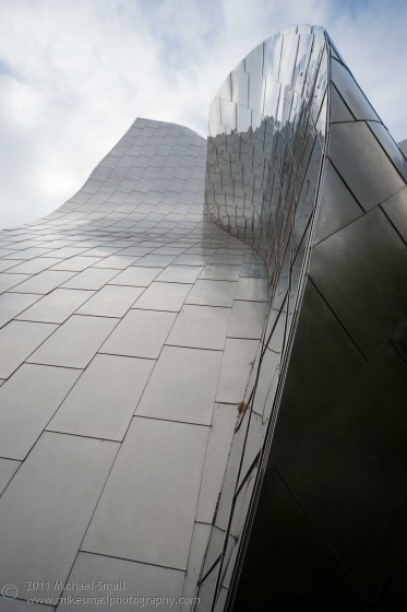 Architectural detail photo of the Walt Disney Concert Hall