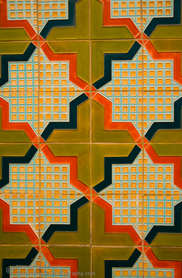 Image of art tiles in Pasadena, CA