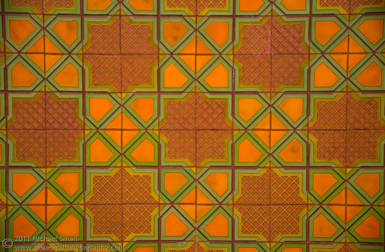 Photography of art tile in Pasadena, CA