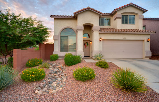 Real estate photography of a residence in Arizona