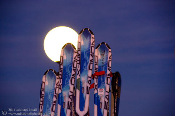 Photograph of skis
