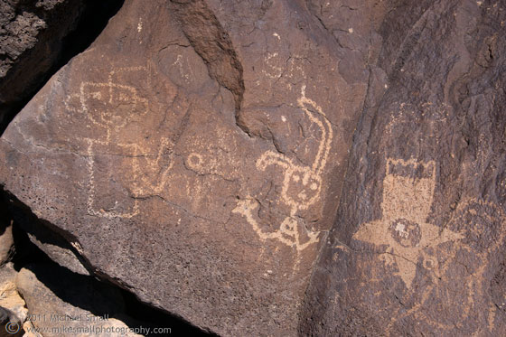 Photo of petroglyphs in New Mexico