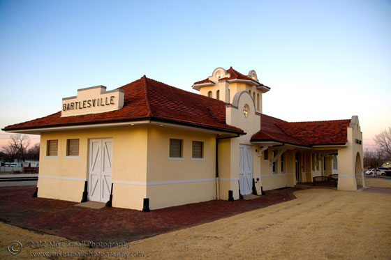 Photo of the Bartlesville, OK train station