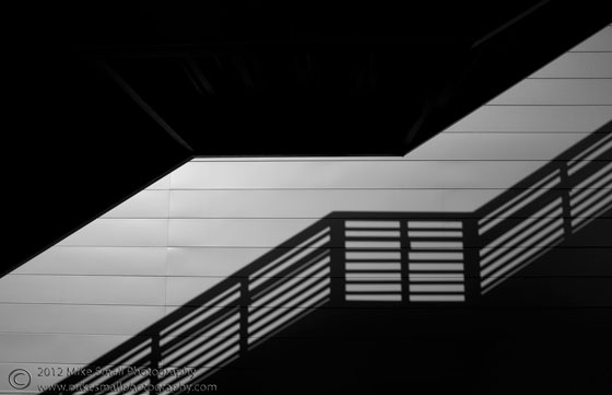 Photo of a staircase and shadows